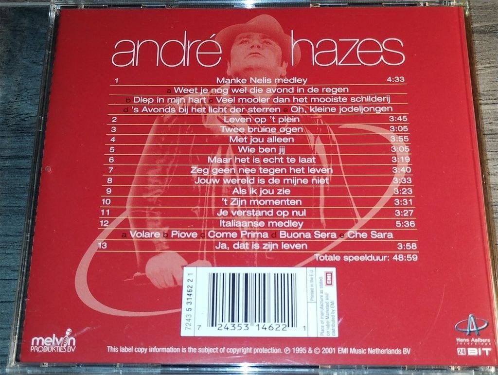 Andre Hazes - Onder De Mensen [24 Bit], Ophalen of Verzenden, Zo goed als nieuw, Levenslied of Smartlap