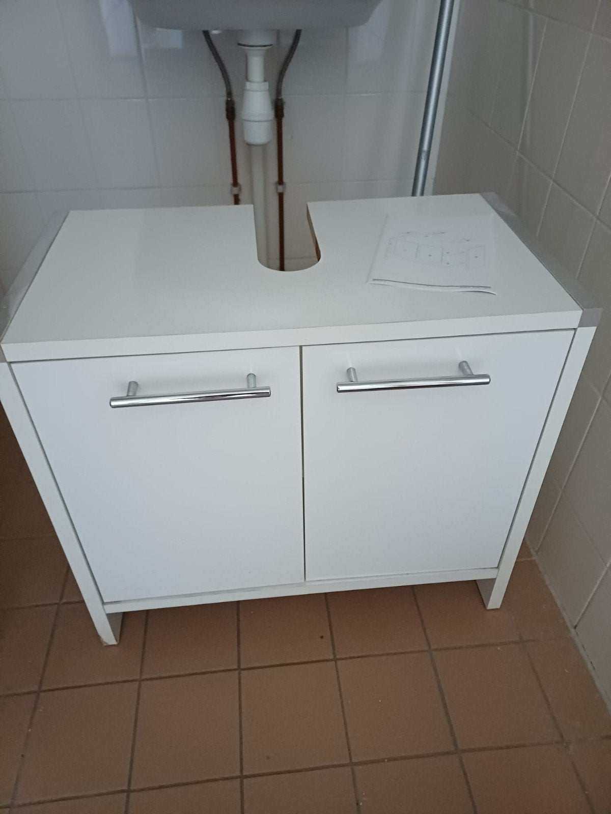 wastafel kastje, Huis en Inrichting, Badkamer | Badkamermeubels, Ophalen, Gebruikt, 50 tot 100 cm, Minder dan 100 cm