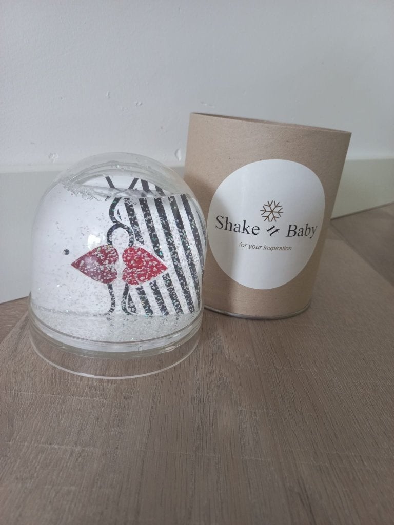 Shake it Baby Sneeuwbol / Snowglobe 'Love' (Met Koker), Nieuw, Kunststof, Ophalen of Verzenden, Modern
