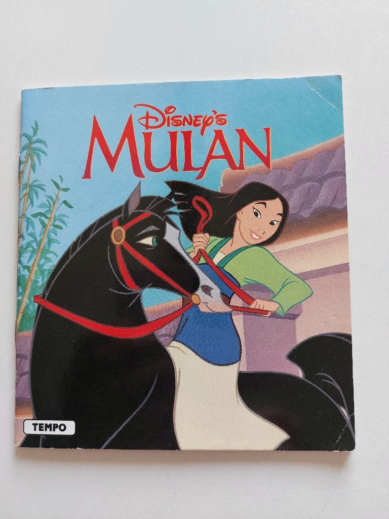 Disney boekje Mulan, Deense taal! Denemarken, Verzamelen, Ophalen of Verzenden, Zo goed als nieuw, Overige typen