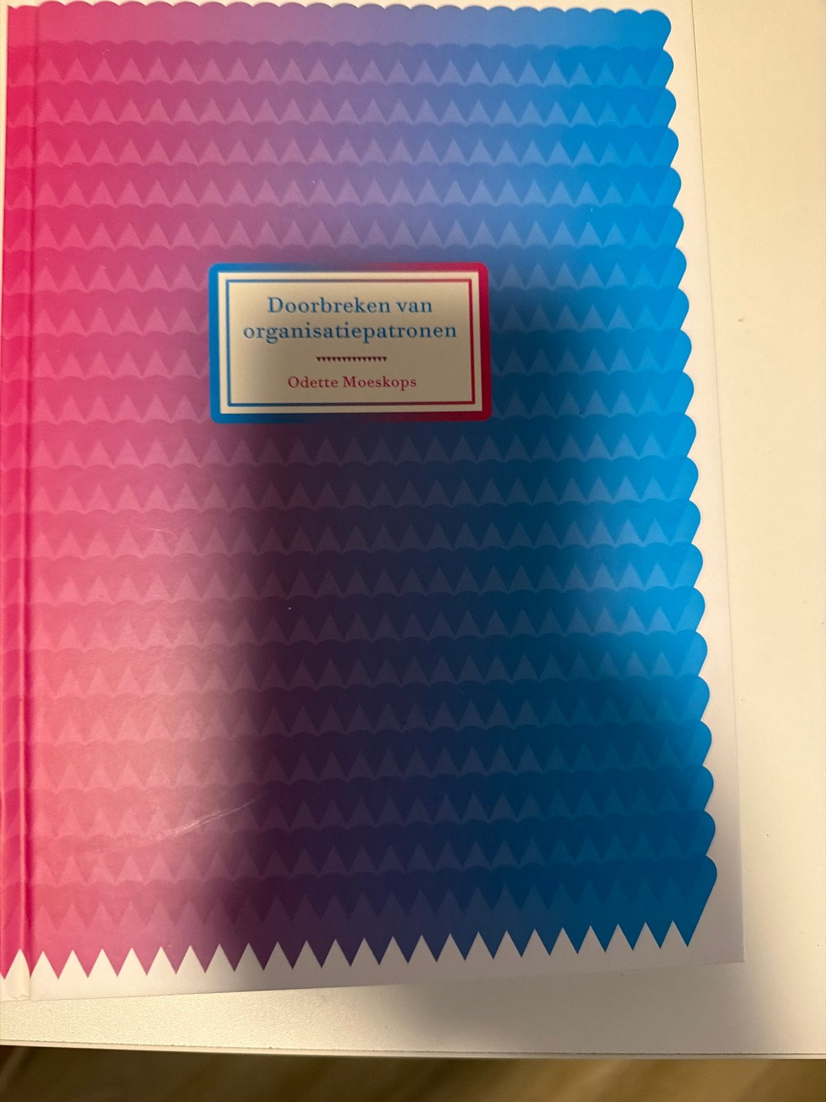 Doorbreken van organisatiepatronen - Odette Moeskops, Ophalen of Verzenden, Zo goed als nieuw, Nederland