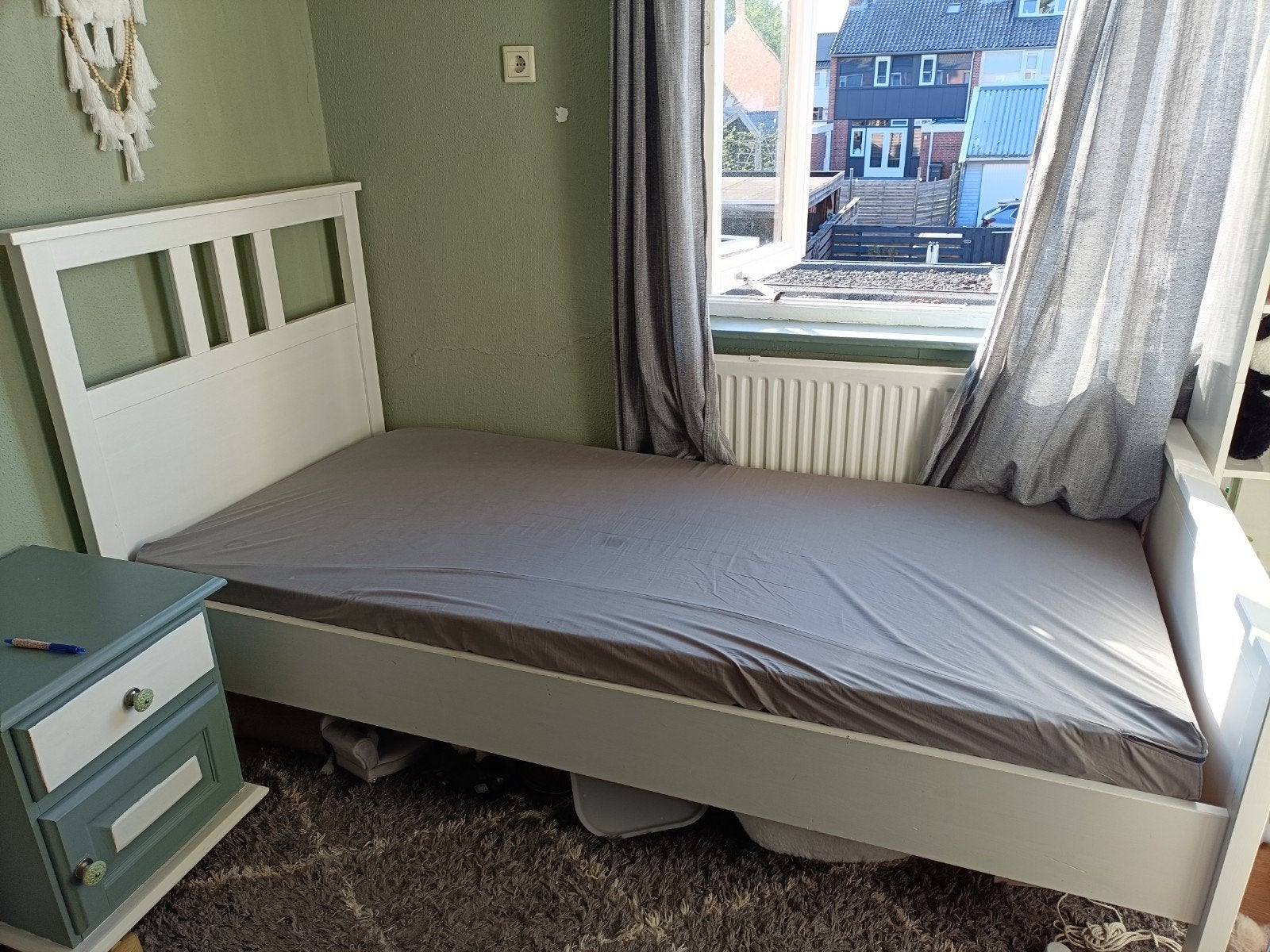 Eenpersoonsbed 90x200 met lichte beschadigingen, Ophalen, Gebruikt, 90 cm, Eenpersoons