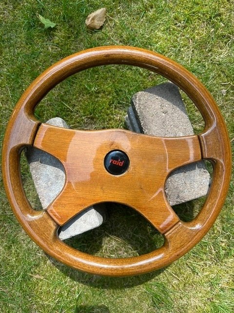 klassiek houten stuurwiel, Auto-onderdelen, Besturing, Ophalen, Gebruikt
