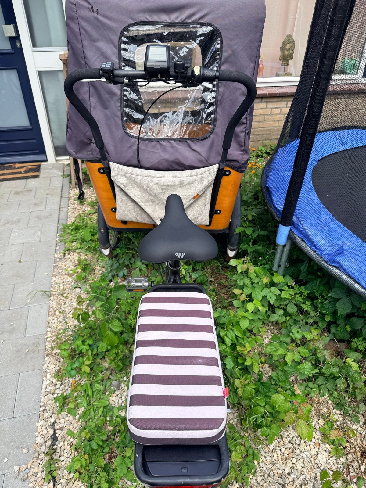 Bakfiets Vogue met nieuwe accu, Gebruikt, Elektrisch, 2 kinderen, Trommelrem