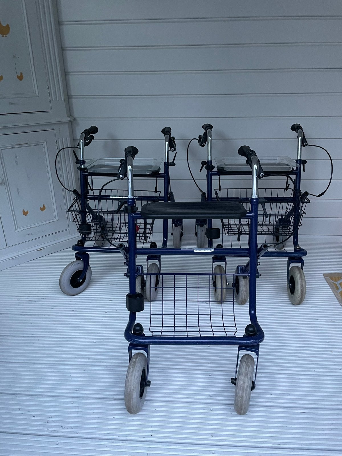 Rollators, 3 stuks kleur: blauw, Diversen, Ophalen, Gebruikt