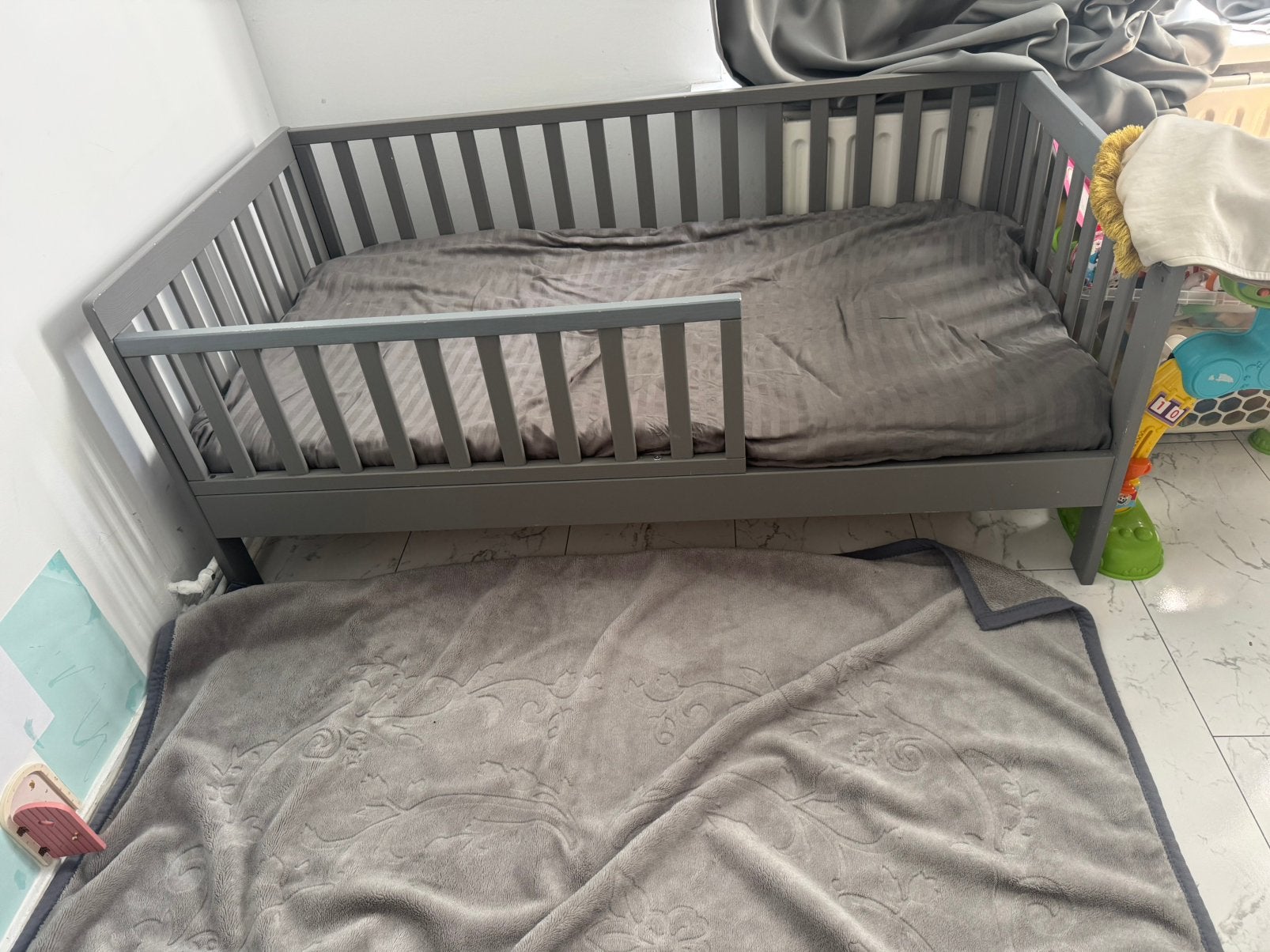 Kinder bed, Ophalen of Verzenden, Zo goed als nieuw, 180 cm of meer, 85 tot 100 cm