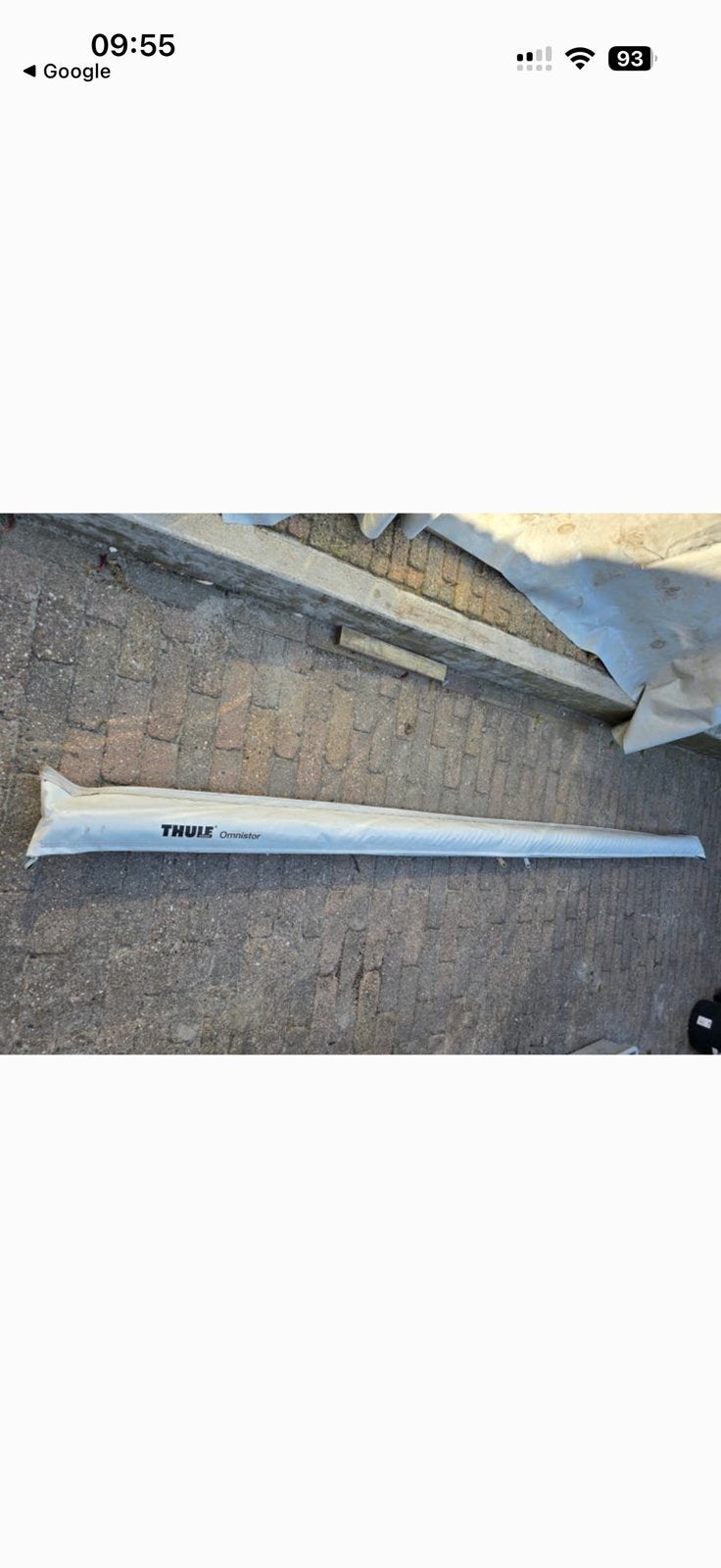 ZakLuifel 4 meter defect, doek los van buis, Caravans en Kamperen, Ophalen, Gebruikt