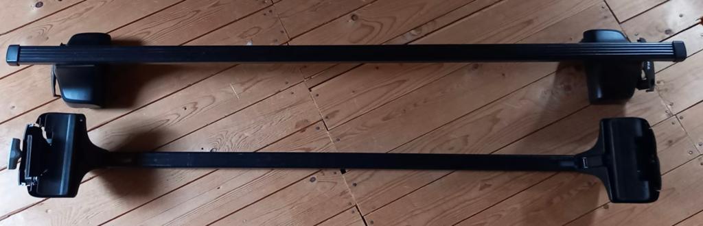 Thule square bar evo 118 cm met Thule voetenset 754, Ophalen of Verzenden, Zo goed als nieuw