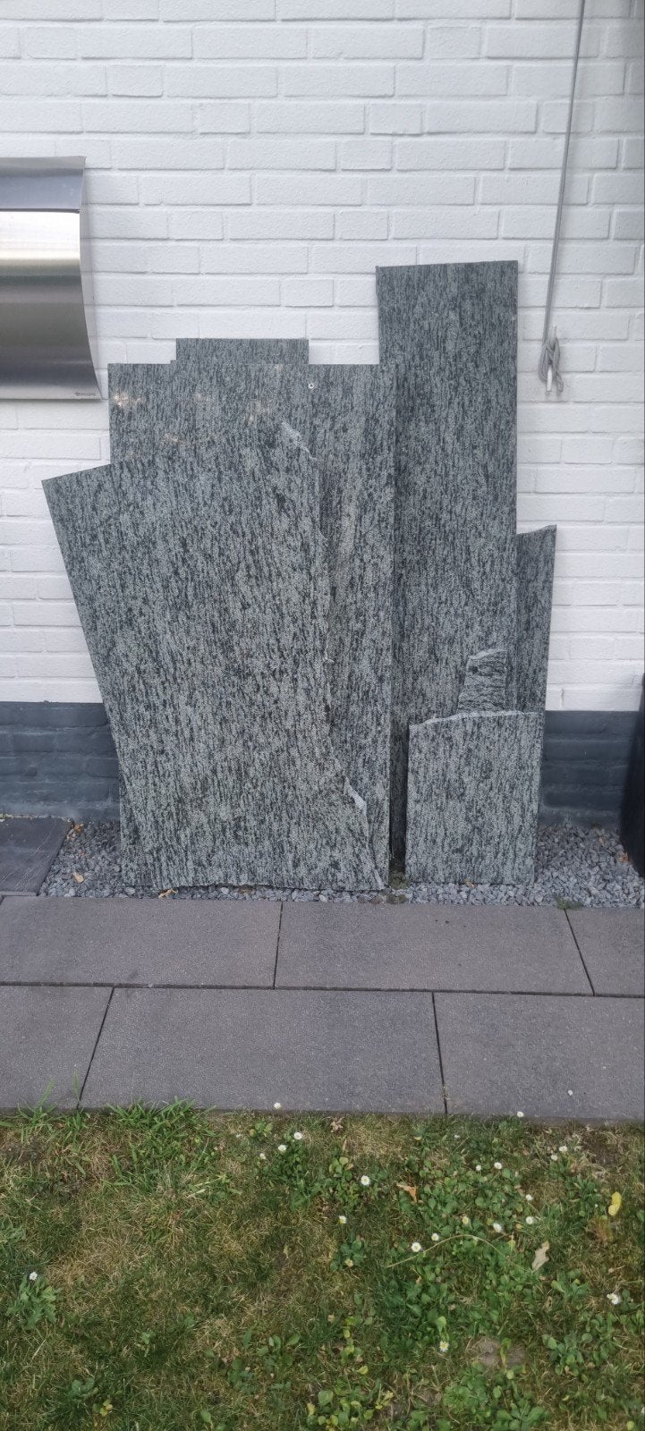 Granieten platen voor tuin of decoratie, Tuin en Terras, Ophalen, Gebruikt, Graniet, Kei