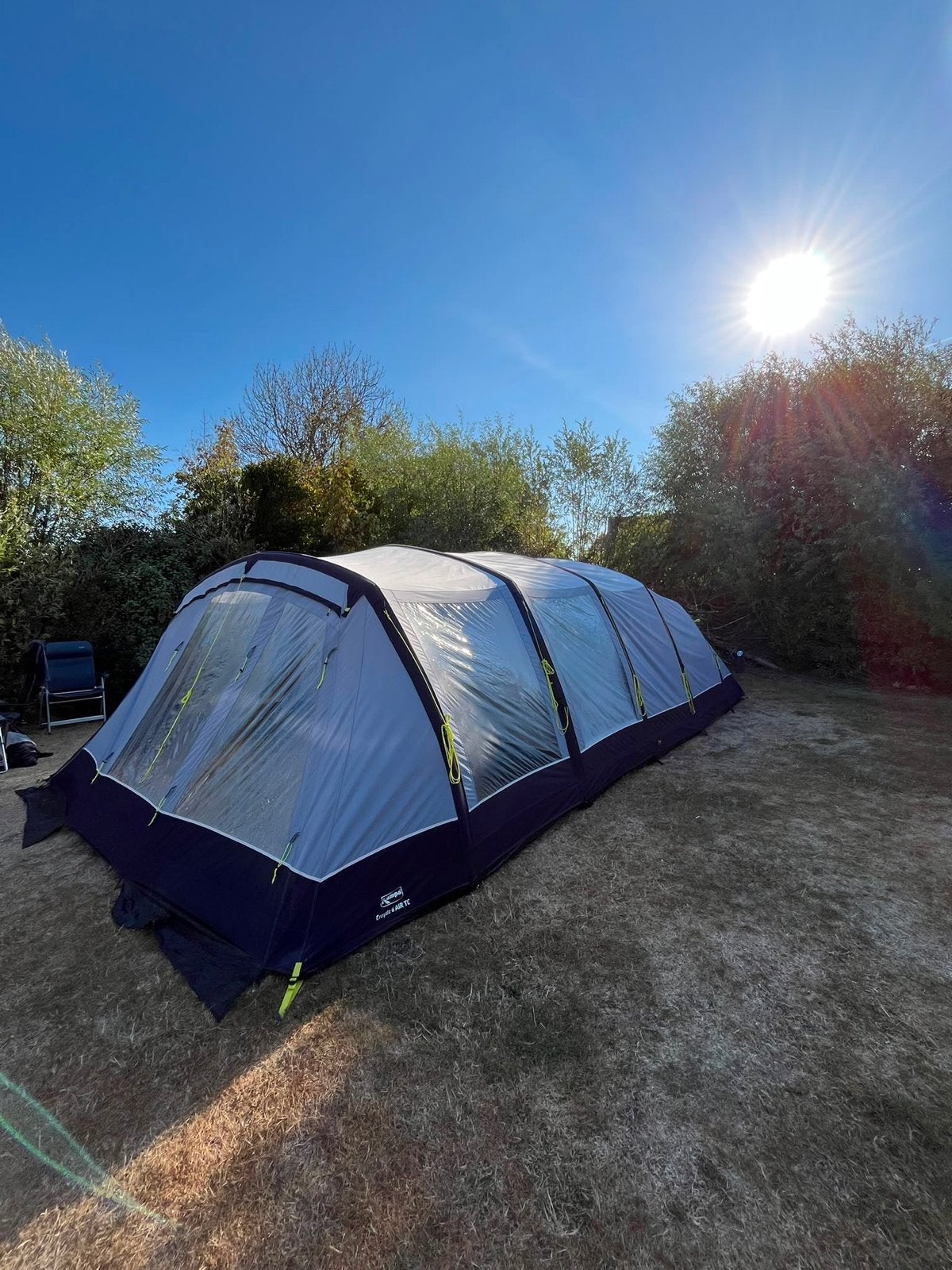 Kampa Croyde 6 AIR TC tunneltent – compleet– nette staat, Ophalen, Gebruikt, Tot en met 6