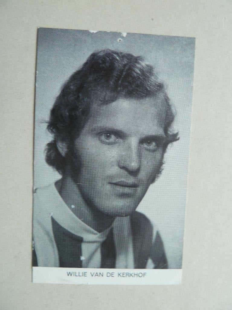 Spelerskaart   Willy.v.d.Kerkhof PSV    7 x 11,5 cm, Ophalen of Verzenden, Gebruikt, PSV, Spelerskaart