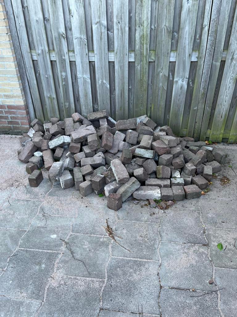 Gebruikte straatstenen / 7 duimers, Ophalen, Overige materialen, Gebruikt, Klinkers