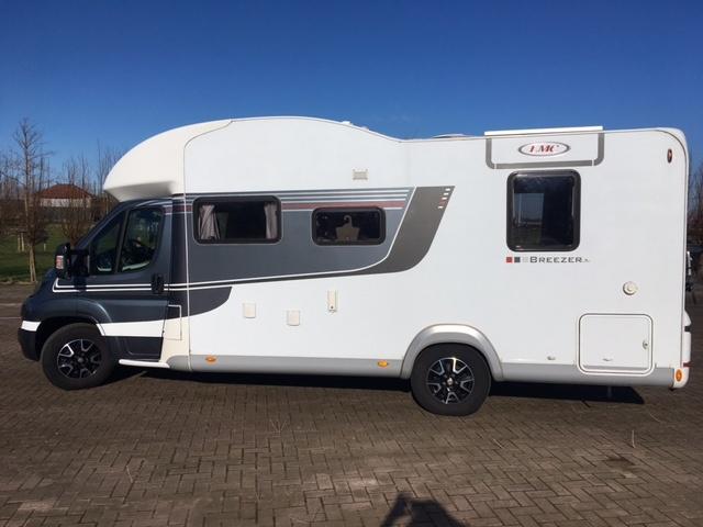 LMC Breezer H 607 2018 met 50000 km, Afzuigkap, Fiat, 6 tot 7 meter, Particulier
