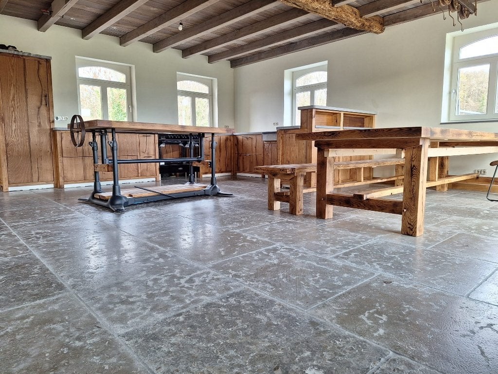 keukenvloer Bourgondische Dallen Vieux Medoc banenverband, Ophalen of Verzenden, Nieuw, Overige kleuren, Overige typen