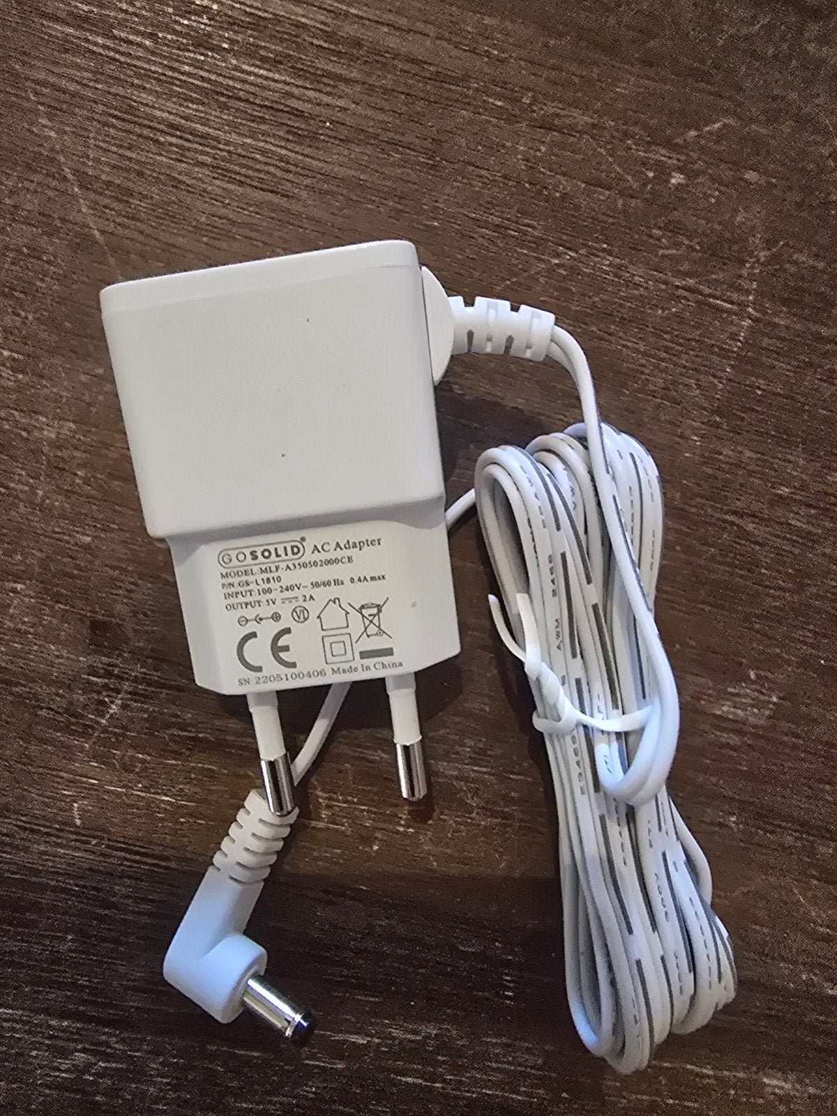 Go Solid AC Adapter MLF-A350502000CE 5V 2A, Ophalen of Verzenden, Nieuw
