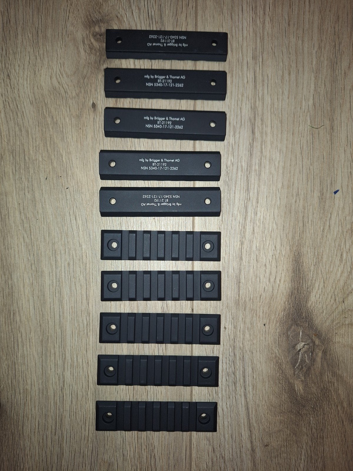 10 stuks picatinny montagerail, Ophalen of Verzenden, Nieuw
