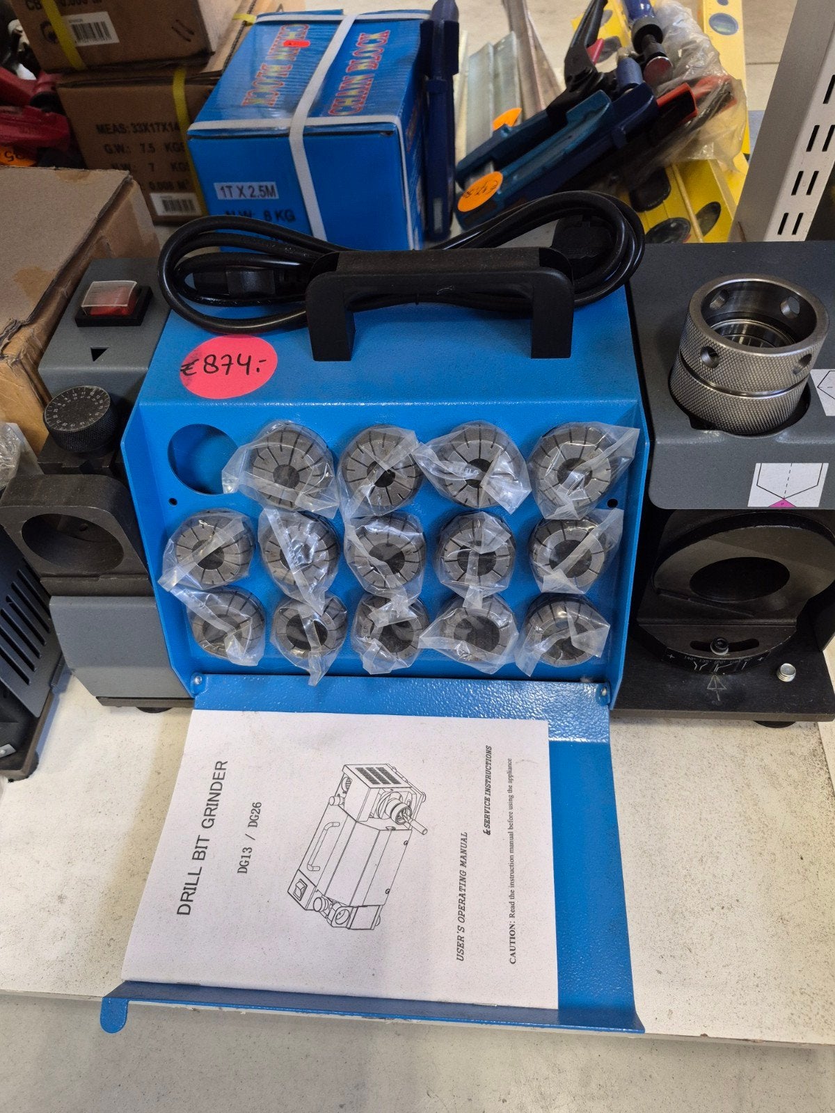 Boormachine slijper DG13 / DG26 met spantangen, Ophalen of Verzenden, Nieuw