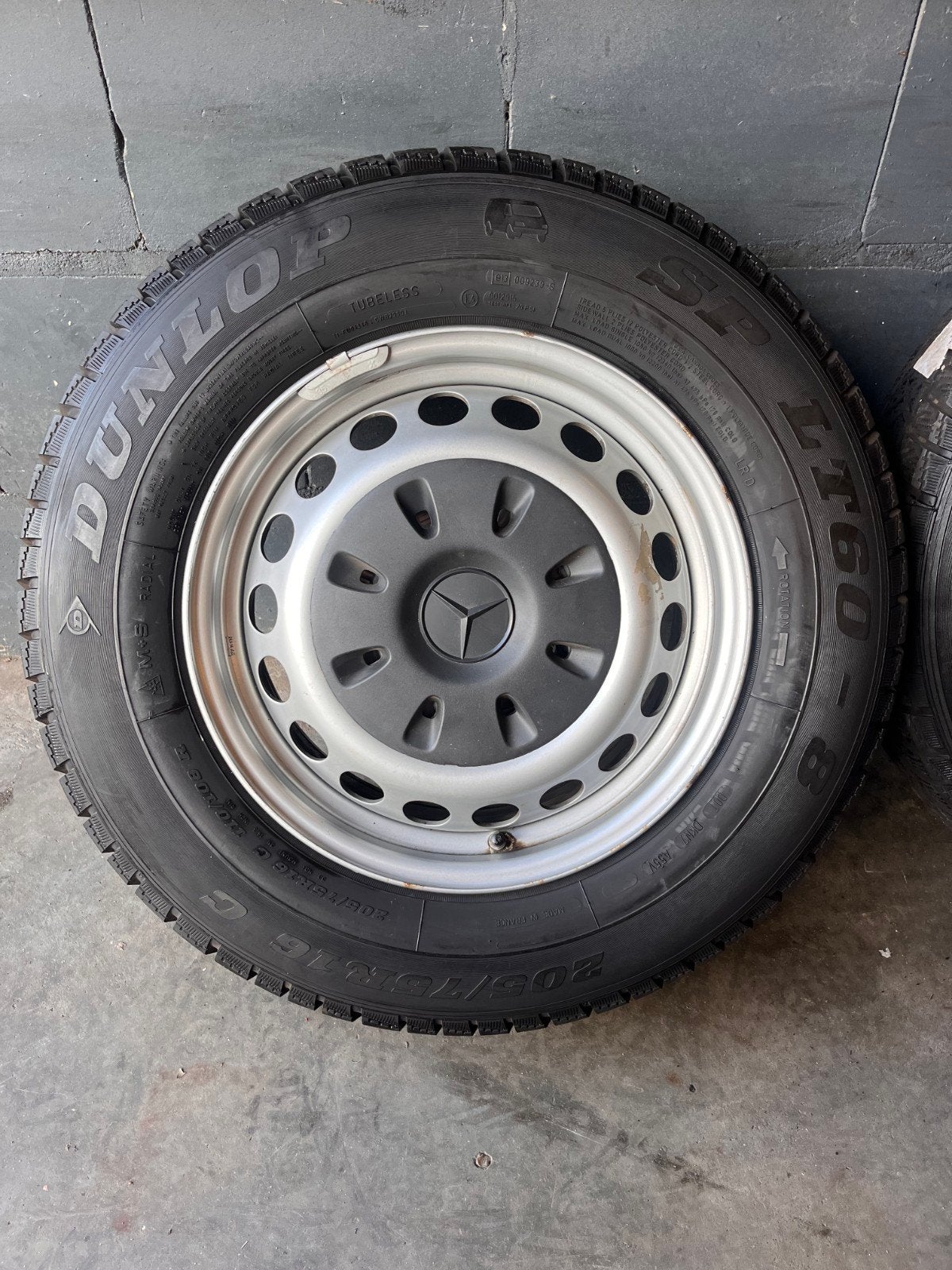 16" Originele Mercedes Sprinter Crafter Winterset Dunlop, 16 inch, Banden en Velgen, Onbekend, Mercedes-Benz
