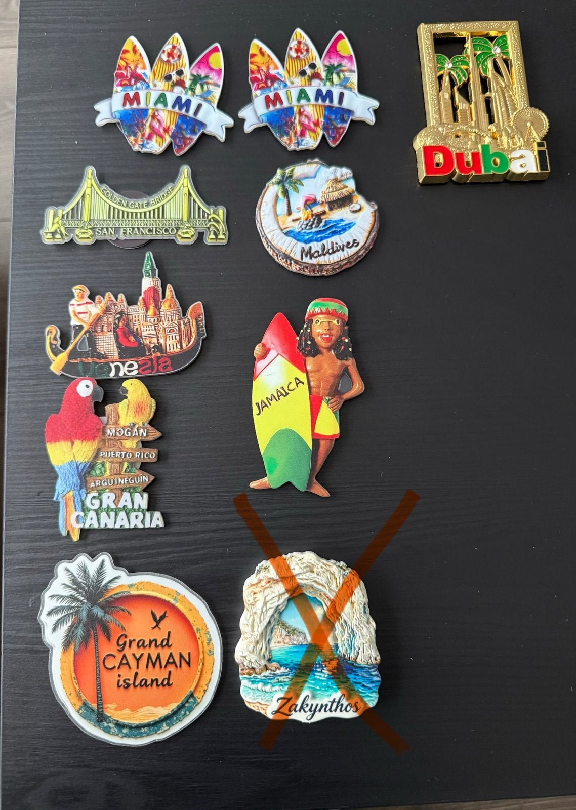Reismagneten collectie: Miami, Dubai, San Francisco en meer, Ophalen of Verzenden, Nieuw