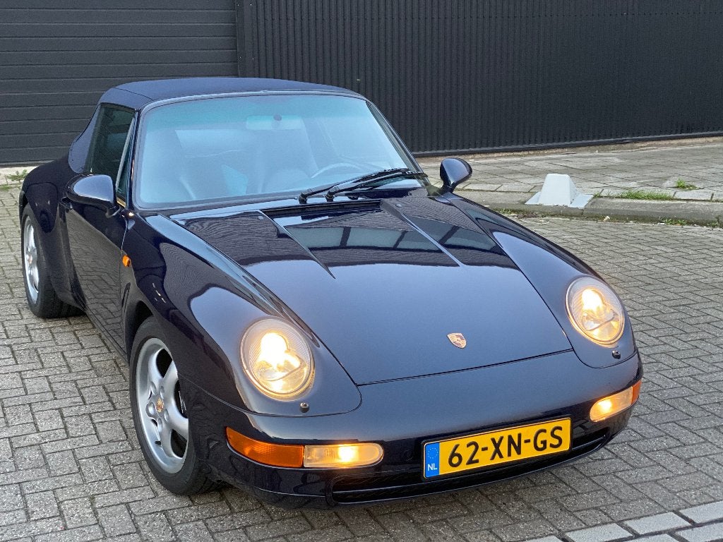 Porsche 993, Auto's, Porsche, Automaat, Cabriolet, Blauw, 3600 cc