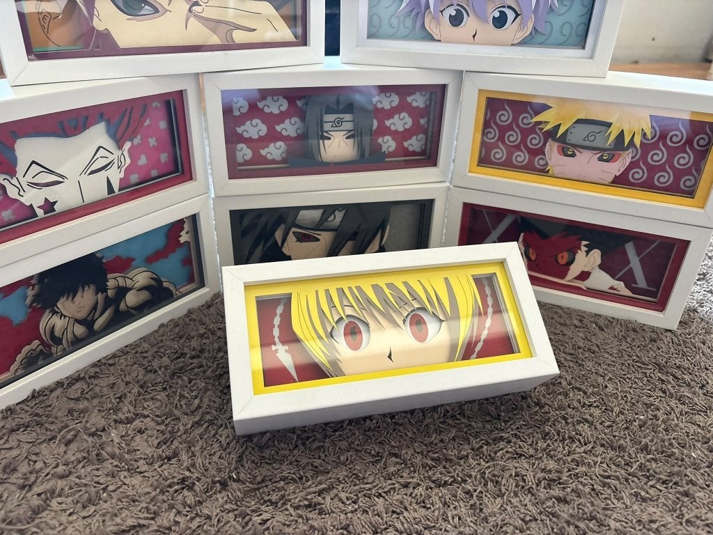 Anime lightbox Kurapika-design, Verzamelen, Ophalen of Verzenden, Nieuw