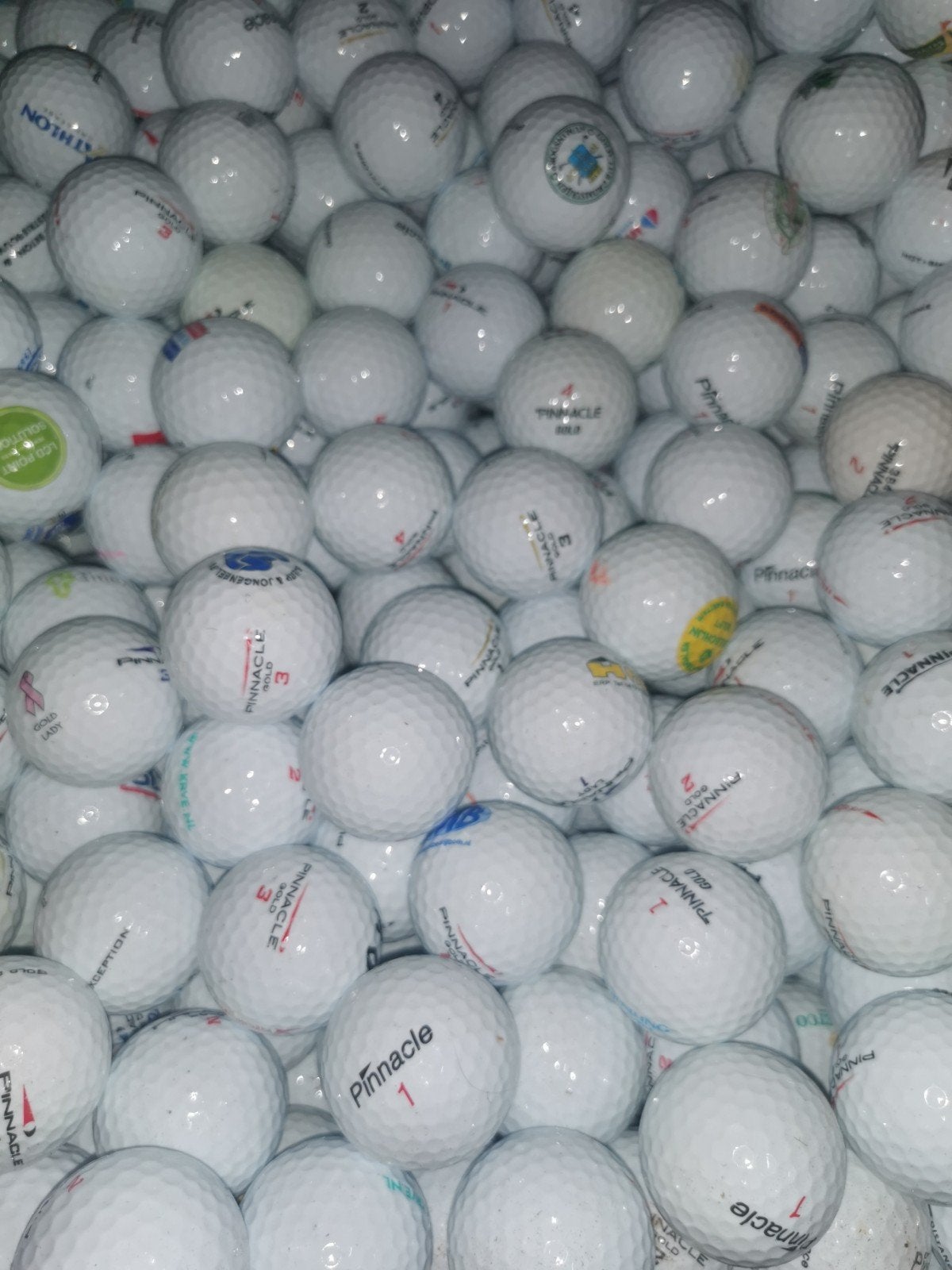 Pinnacle gold golfballen 100 stuks AAAA kwaliteit, Ophalen of Verzenden, Bal(len)