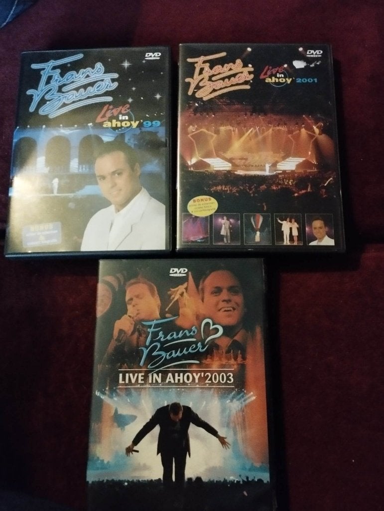 Frans Bauer dvds, Alle leeftijden, Ophalen, Zo goed als nieuw, Muziek en Concerten