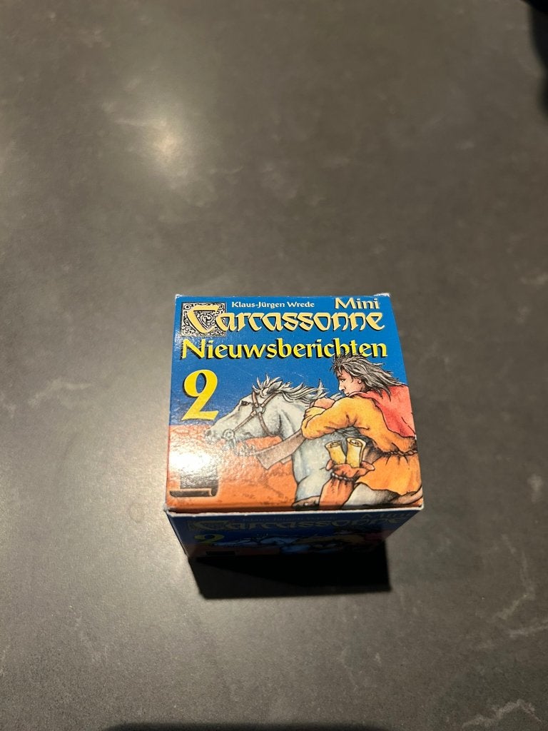 Carcassonne Mini #2 – Nieuwsberichten, Vijf spelers of meer, Ophalen of Verzenden, Zo goed als nieuw, 999 Games b.v.