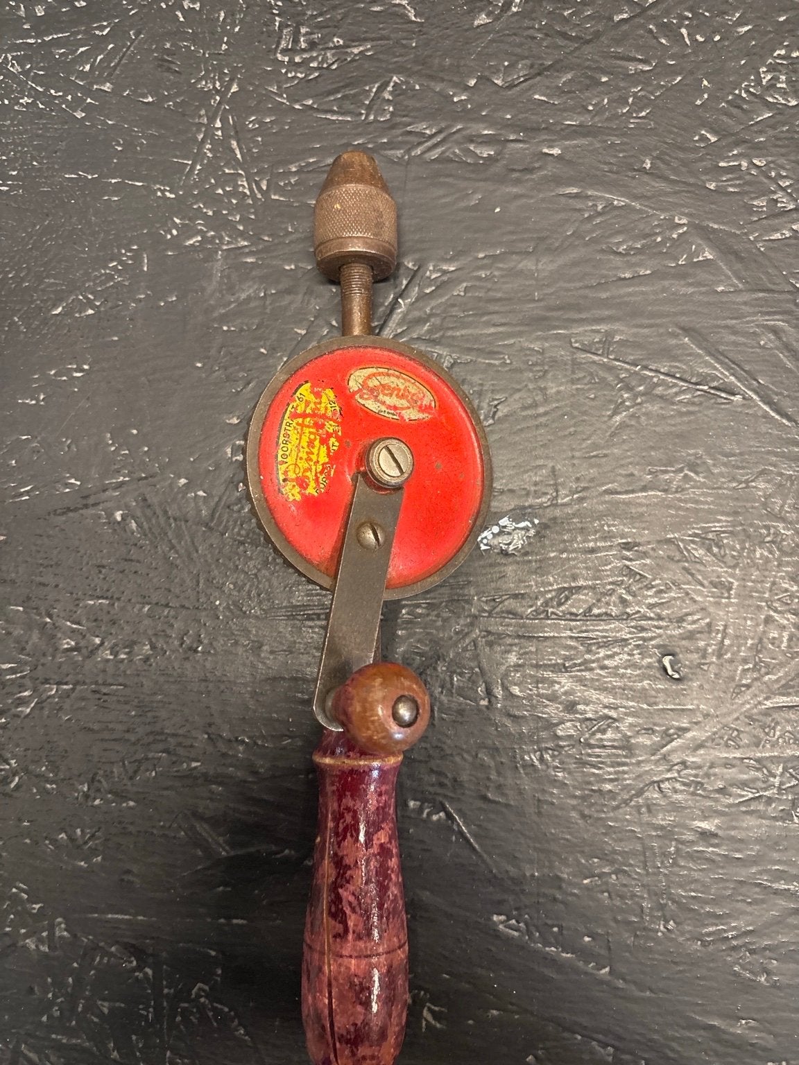 Vintage Handboor, Antiek en Kunst, Antiek | Gereedschap en Instrumenten, Ophalen of Verzenden