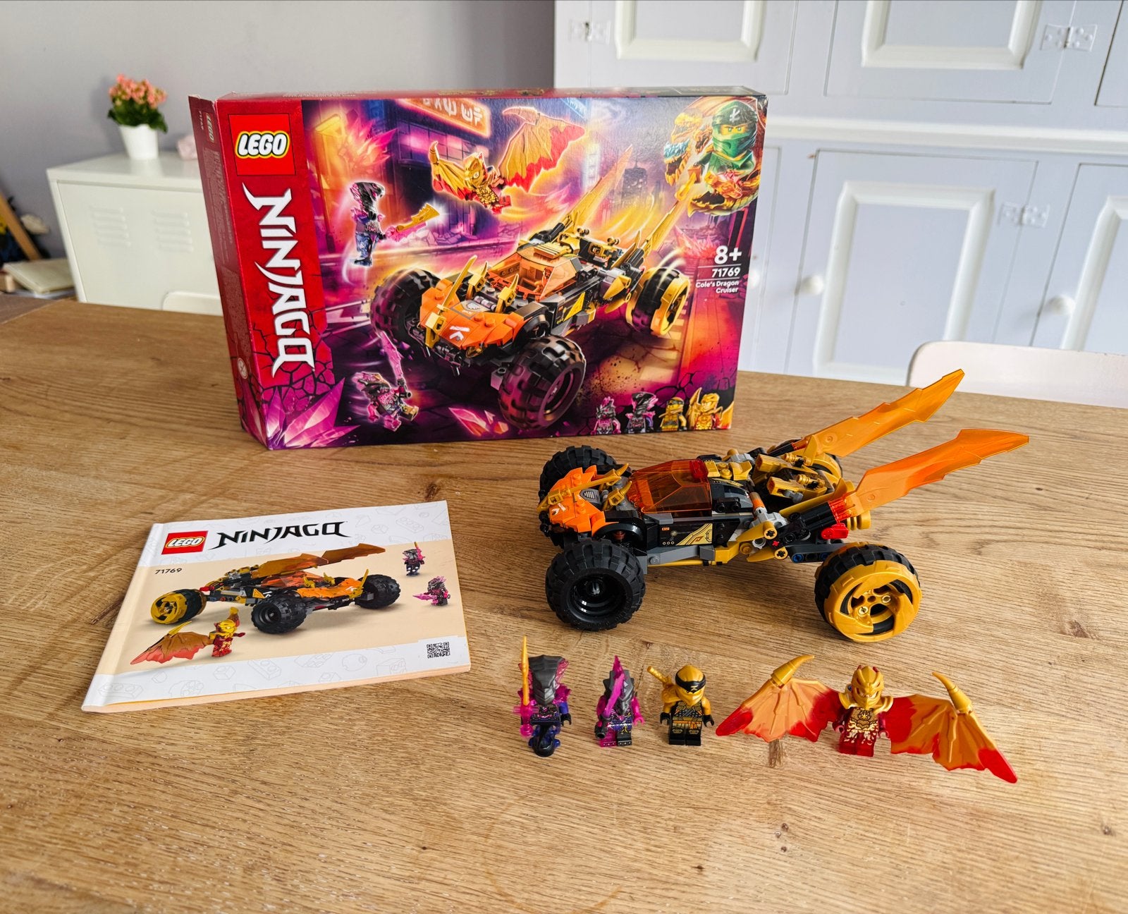 Lego Ninjago 71769 Cole's Draken Cruiser, Lego, Ophalen of Verzenden, Zo goed als nieuw, Compleet