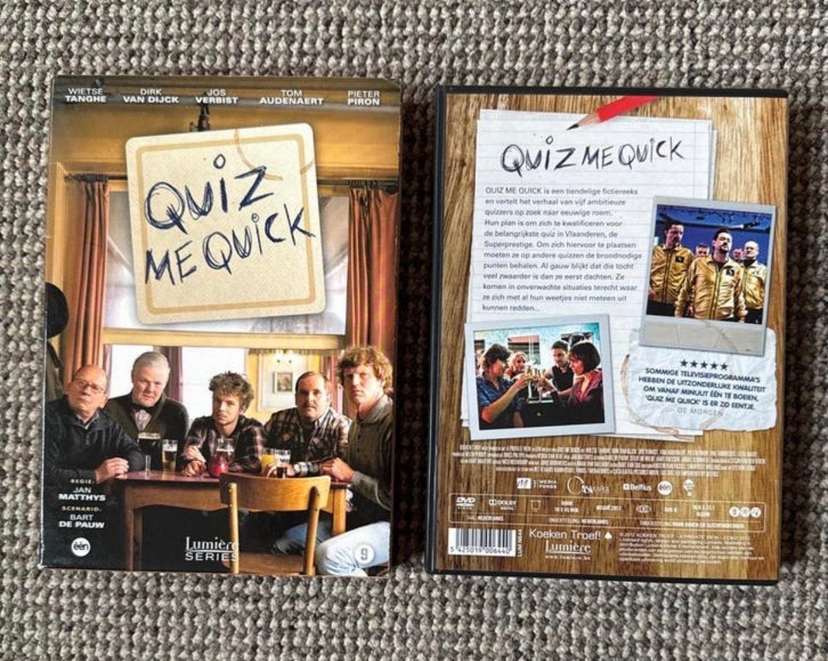 Quiz Me Quick - Complete Serie (DVD) - Vlaamse serie, Alle leeftijden, Zo goed als nieuw, Komedie, Complete serie