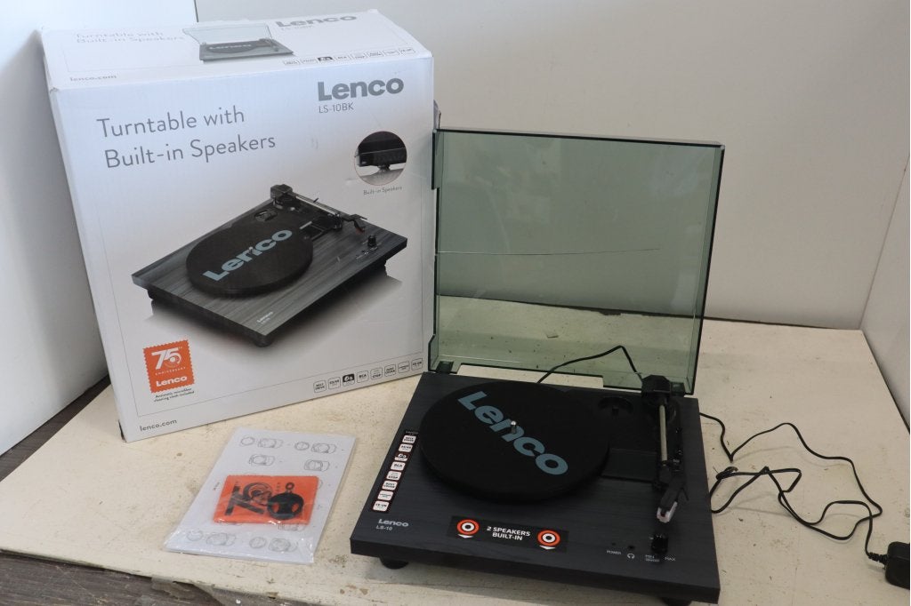 Lenco LS-10BK Platenspeler, Audio, Tv en Foto, Platenspelers, Ophalen of Verzenden, Niet ingevuld, Niet ingevuld, Niet ingevuld