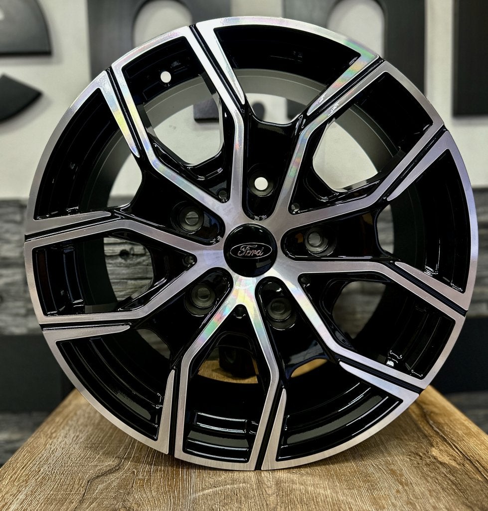 Ford Transit Custom velgen 18 inch zwart opt. met banden, Niet ingevuld, Bestelwagen, Velg(en), Niet ingevuld