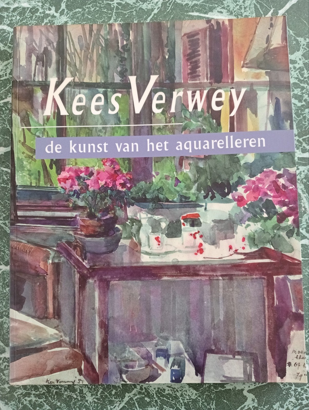 Kees Verwey: De kunst van het aquarelleren - Boek, Ophalen of Verzenden, Zo goed als nieuw, Overige onderwerpen, Kees Verwey