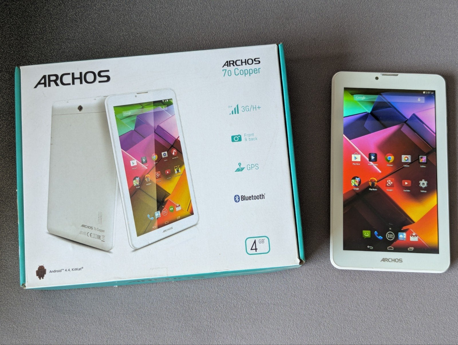 Archos 70 Copper Tablet, Computers en Software, Android Tablets, Verzenden, Gps, 7 inch of minder, Gebruikt