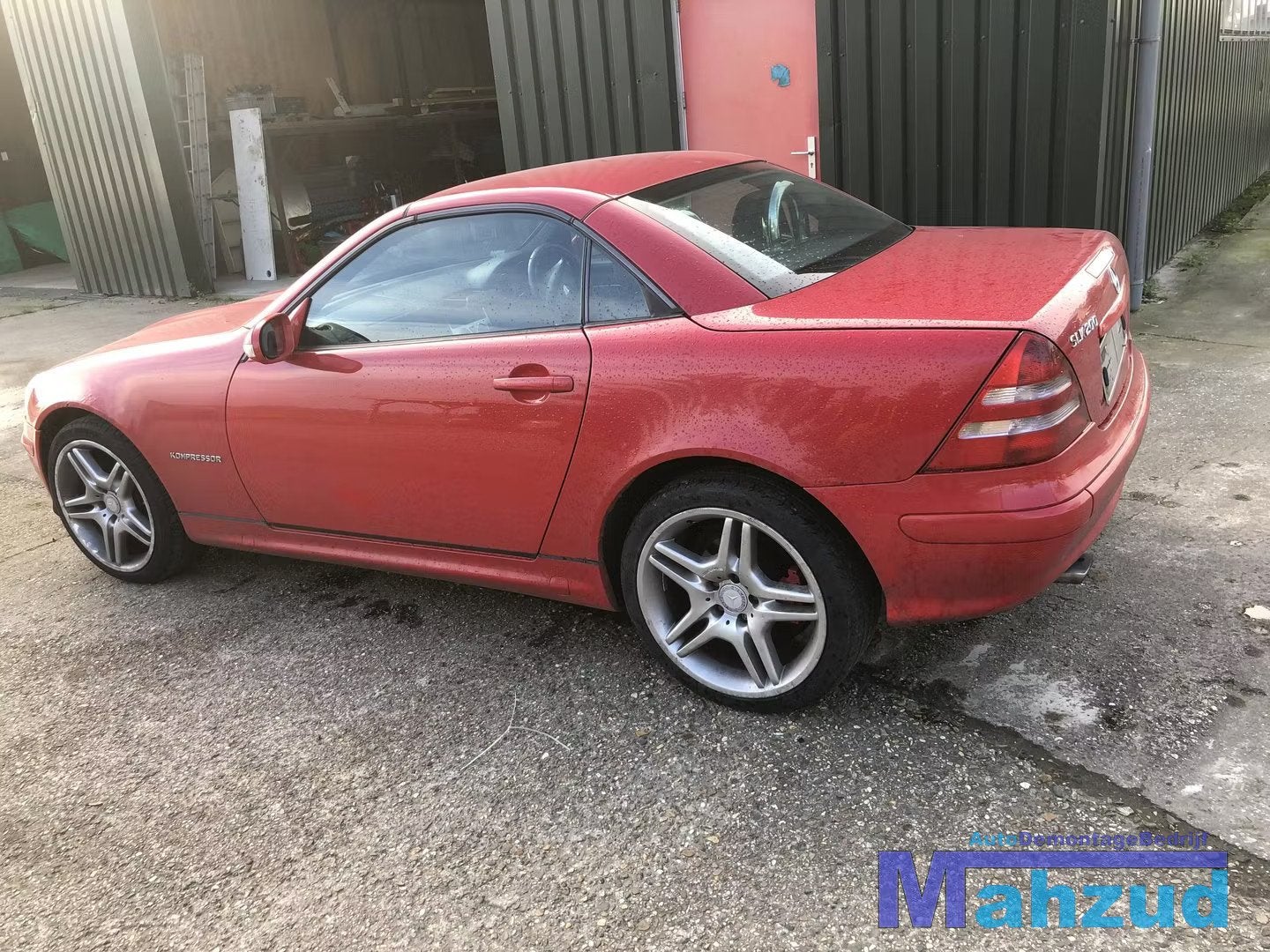 MERCEDES SLK R170 rood achterbumper achterklep achterlicht, Gebruikt, Mercedes-Benz AG, Mercedes-Benz, Ophalen of Verzenden