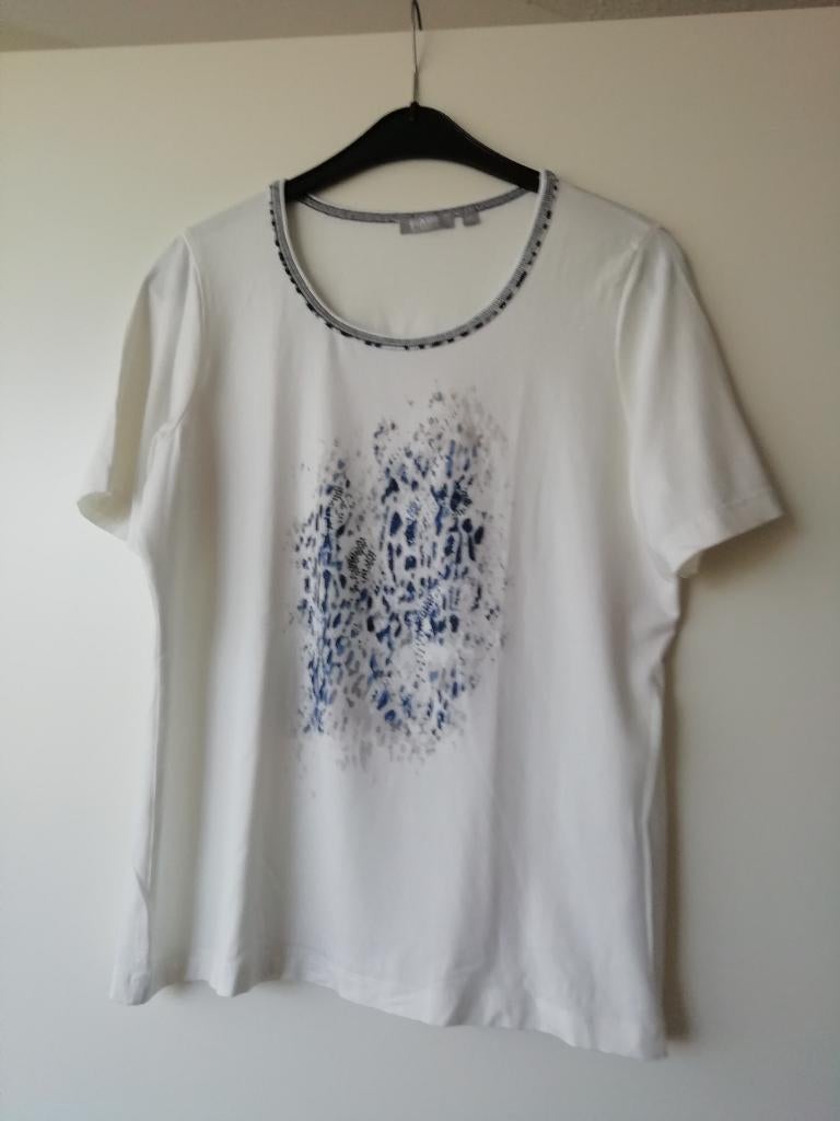 T-shirt maat 42, Rabe, Wit, Maat 42/44 (L), Nieuw