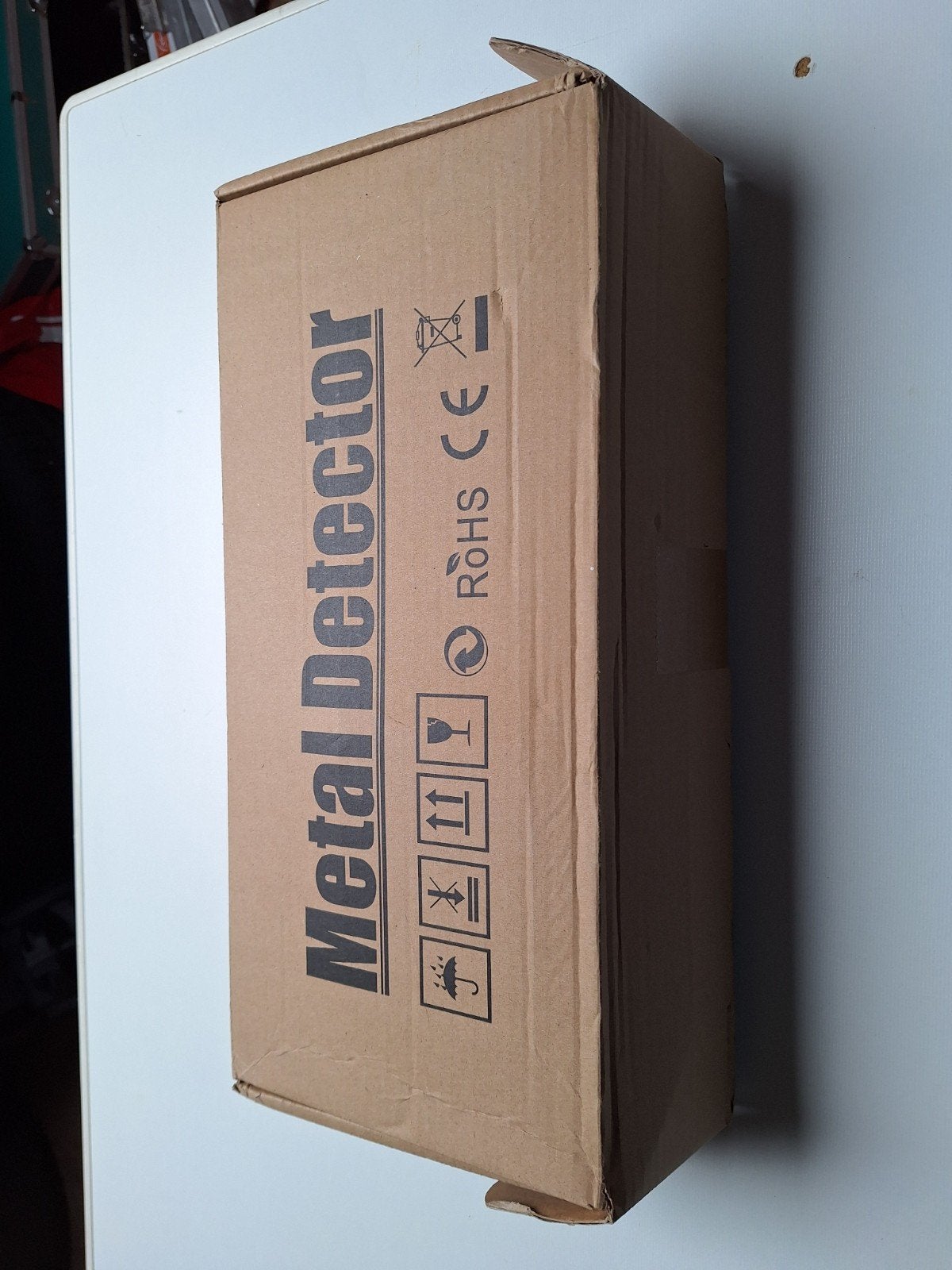 Nieuwe Metaaldetector in doos, Nieuw, 30 cm of minder, Instelbare gevoeligheid, Ophalen