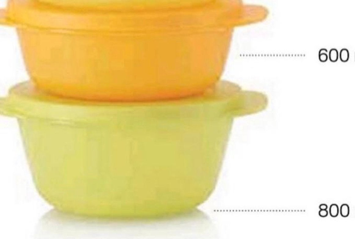 Tupperware magnetronkommen set - Nieuw!, BPA-vrij, Nieuw, Oranje, Ophalen of Verzenden