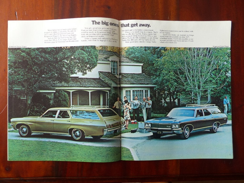 Chevrolet Wagons 1970 brochure   USA, Boeken, Auto's | Folders en Tijdschriften, Verzenden, Zo goed als nieuw, Chevrolet