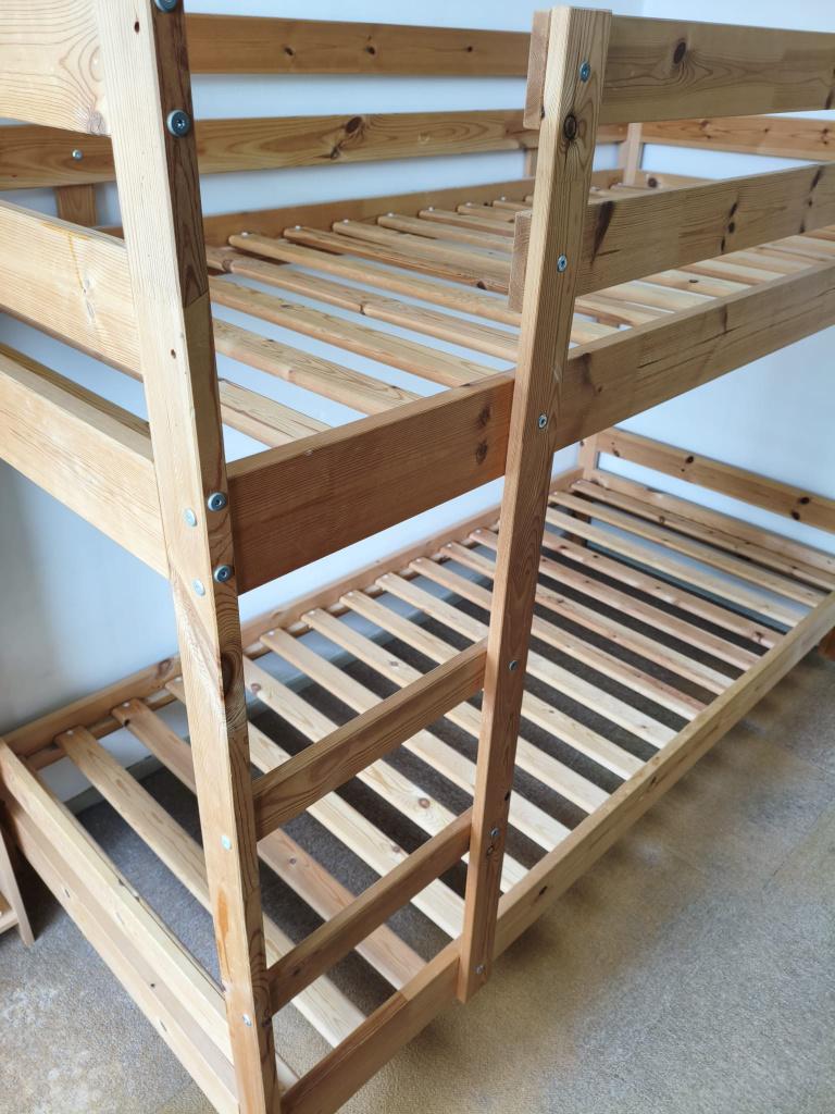 Stapelbed, Huis en Inrichting, Ophalen, Gebruikt, 90 cm, 160 tot 180 cm