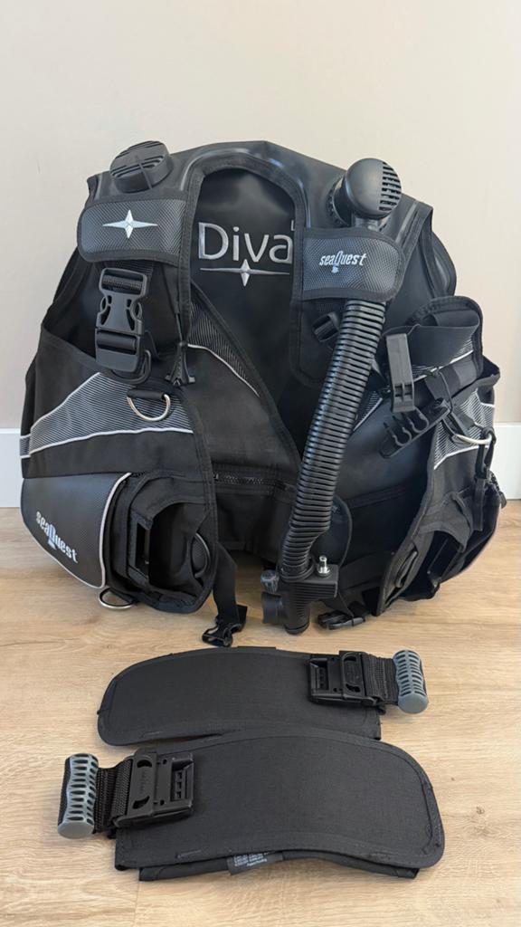 SeaQuest Diva Trimvest - Dames BCD, Watersport en Boten, Duiken, Ophalen of Verzenden, Zo goed als nieuw, Trimvest of Wing