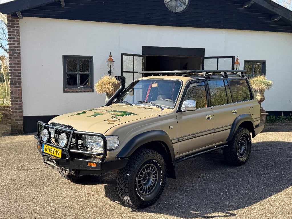 Toyota Land Cruiser (HDJ80) 4.2 zescilinder Automaat ex btw, Automaat, Zwart, Elektrische ramen, Overige bekleding