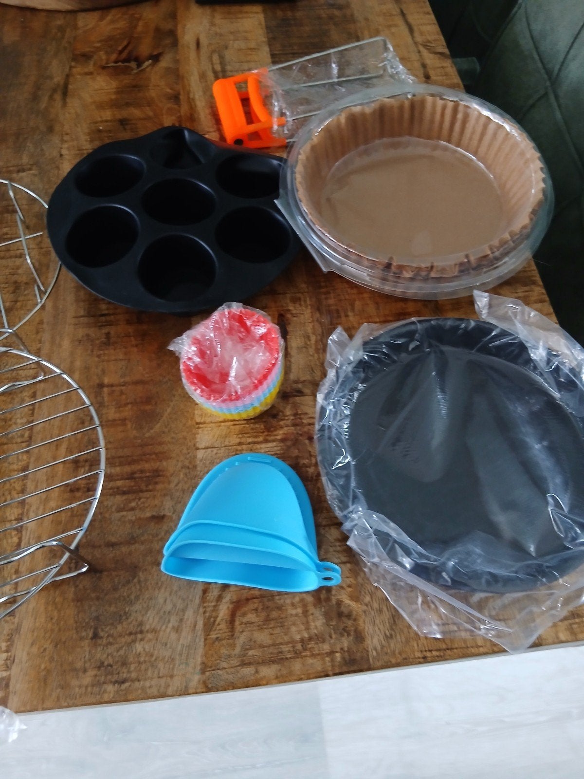 Pakket voor airfryer nieuw., Ophalen, Nieuw, Taarten, Bakvorm