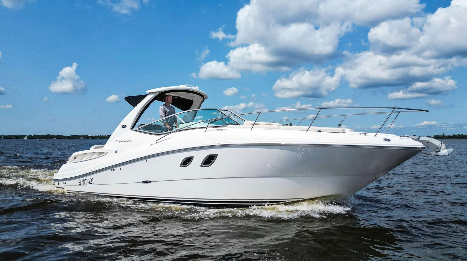 Sea Ray 335 2 x Yanmar 315pk Diesel, Watersport en Boten, 10 m, Gebruikt, Diesel, Walstroom