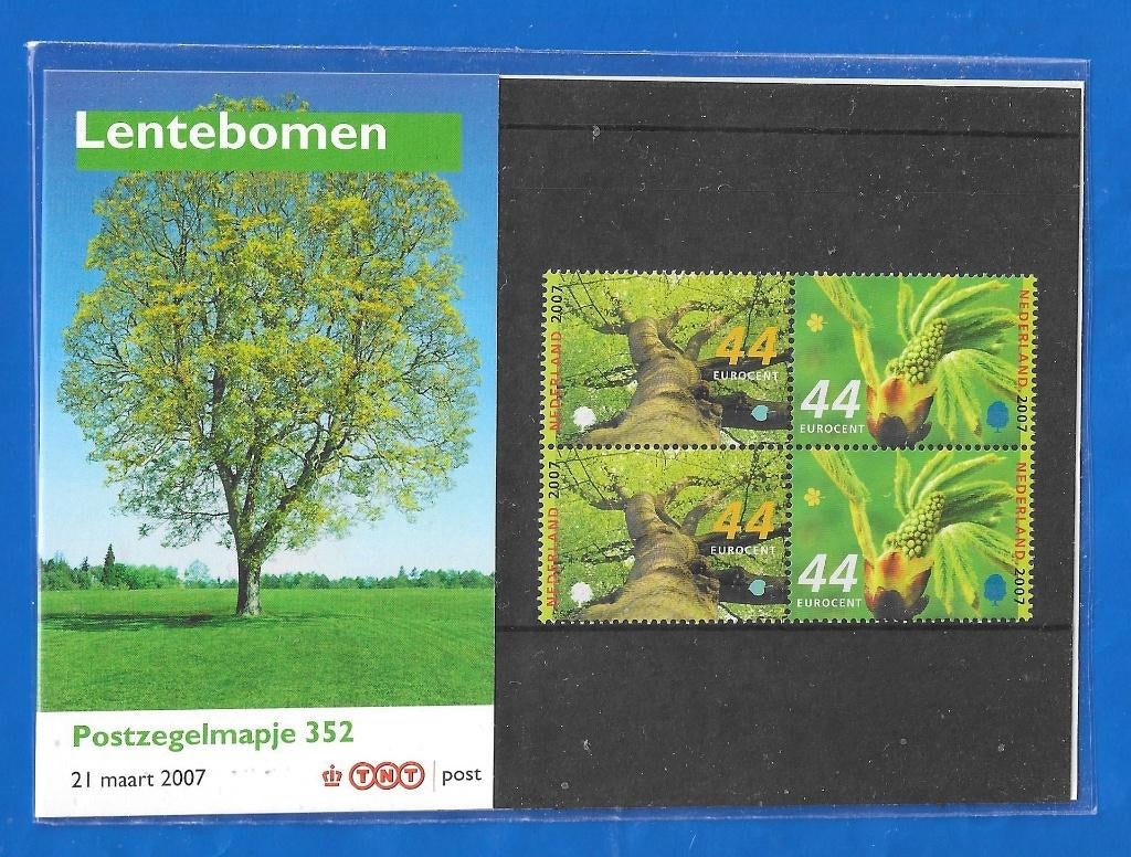 Postzegelmapje 352 - Lentebomen, Verzenden, Na 1940, Postfris