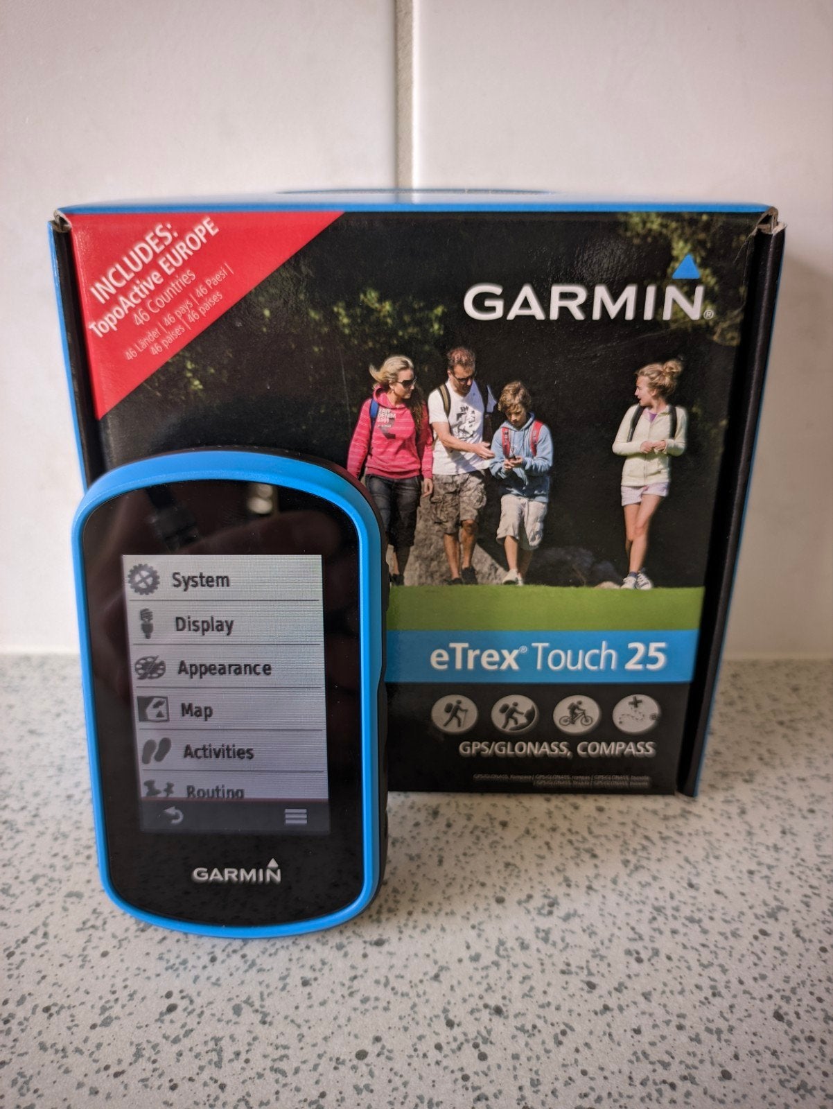 Garmin eTrex Touch 25 GPS Outdoor Navigatie, Ophalen of Verzenden, GPS, Zo goed als nieuw