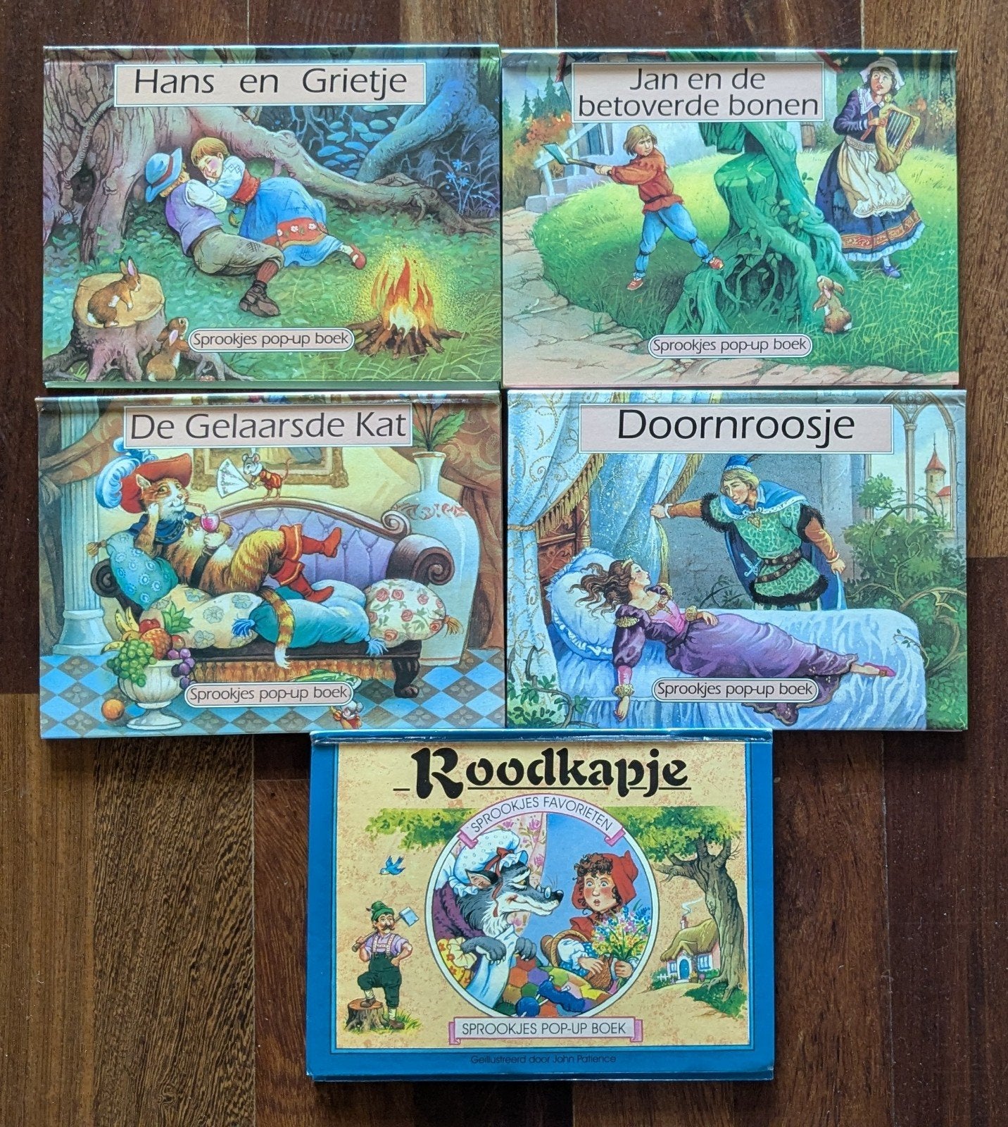 Sprookjesboeken: Roodkapje, Hans en Grietje, Doornroosje, Boeken, Sprookjes en Fabels, Ophalen of Verzenden, Gelezen, Diverse auteurs
