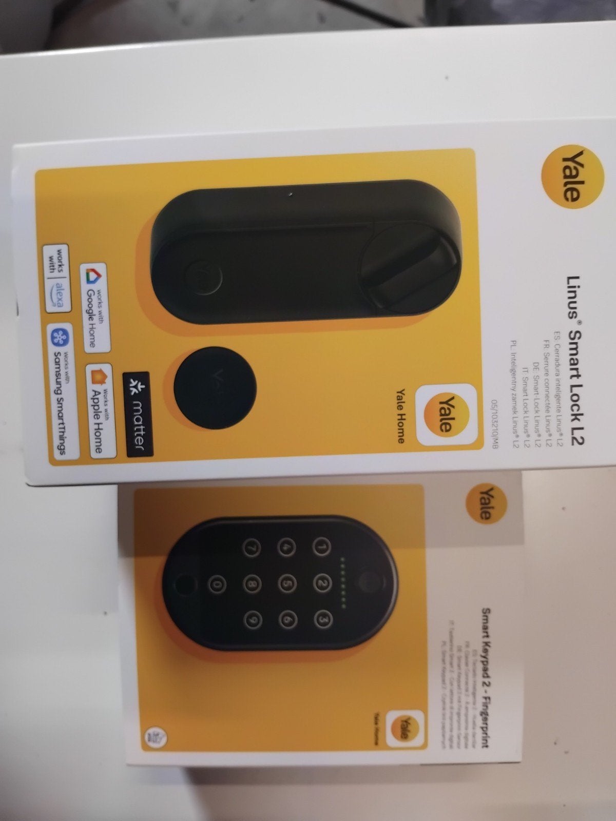 Yale Linus Smart Lock L2 & Smart Keypad 2 - Nieuw, Ophalen of Verzenden, Nieuw, Rvs, Slot