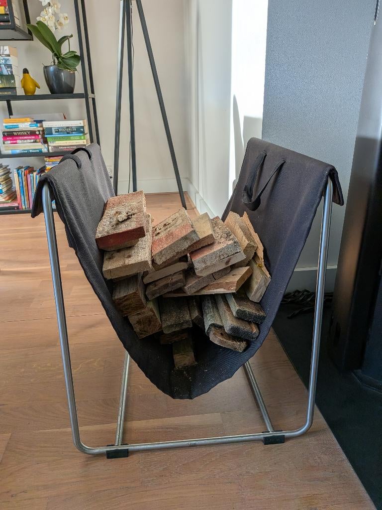 Haardhout bag, Ophalen, Zo goed als nieuw, Rechthoekig, Overige materialen